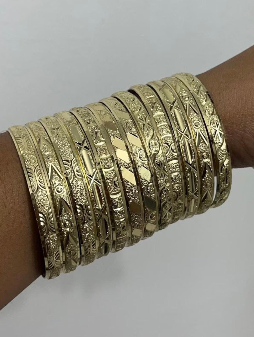 18k Gold Plated Bangles
